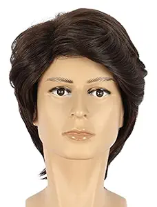 Yuehong Custom Cosplay Wig Short Brown Unisex Fashion Hair For Men Party Costume Wig