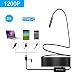 Produktbild USB Endoskop,DELICACY 2.0 Megapixeln CMOS HD USB Endoskop wasserdichtes Digital Inspektionskamera Rohrkamera Borescope Schlange Kamera - 16.4 ft (5 m)