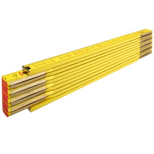 Stabila Messgeräte 01604 Holz-Gliedermaßstab 907 gelb - 2