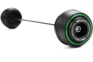 ZEXDDI Fit für Z900 Z900RS Z900SE Z 900 RS SE 2019-2024 2025 Motorrad Vorderradschieber Achse Gabelrahmen Fallschutz Crash Pad Zubehör (Grün)