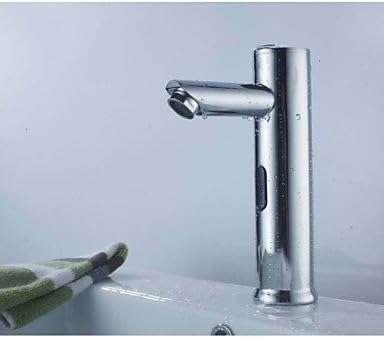 AAAA Battery Power Automatic Sensor Bathroom Touchless Faucet Hot Cold Mixer Sink Faucet Tap