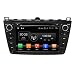 Produktbild ( Schwarz) 8 Zoll Touch screen 2 Din Android 8.0 OS Autoradio für Mazda 6 2008 2009 2010 2011 2012,DAB+ radio 8 Core 1.5G Cortex A53 CPU 32G Flash und 4G DDR3 RAM GPS Navigation Radio DVD Player 3G/WIFI OBD2 USB DVR