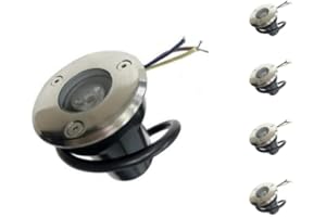 Spot Extérieur Encastrable LED IP65 220V Sol 3W 45° (Pack de 5) - Blanc Neutre 4000K - 5500K - SILAMP