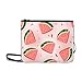 Produktbild WOCNEMP Nette Wassermelone Slices Fruit Pattern Benutzerdefinierte hochwertige Nylon Slim Clutch Crossbody Tasche Umhängetasche