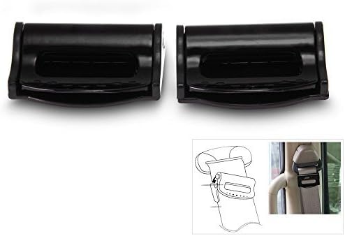 ebuyukmart 1 Safety Seat Belt Clip Stoppers Black