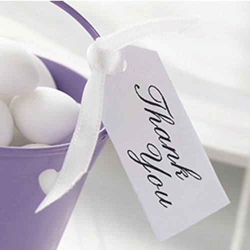 White 'Thank you' Luggage Tag (Set of 10)