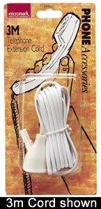 Preisvergleich Produktbild Telephone Extension Lead 5M White MM9203 by Micromark