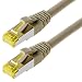 Produktbild Helos Patchkabel S / FTP (PIMF) CAT 6a - Verbindungskabel, Grau, 0,25 m