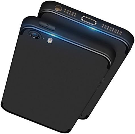 iPhone 5s Case, HZRICH Ultra-Thin Matte iPhone SE/5/5s Silicone Case with[Tempered Glass Screen Protector]Soft TPU Cover [Anti-Scratch]for Phone 5S/5/SE-4.0inch - Space Black