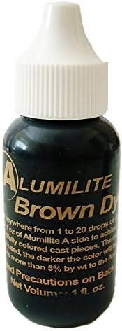 Alumilite Colorant Single Color Liquid Pigment Dye Brown by Alumilite