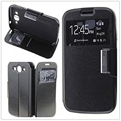 MISEMIYA - Funda Samsung Galaxy Grand Neo (I9060) / Grand Neo Plus (I9060I) - Funda Solo, Libro View Sporte,Negro