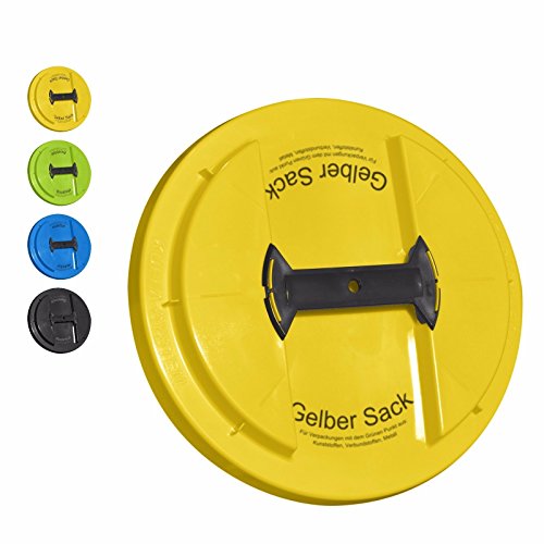 KUEFA BSC6 LA – 60L Mülleimer / Müllsackständer / Gelber Sack Ständer (Gelb, Gelber Sack) - 3