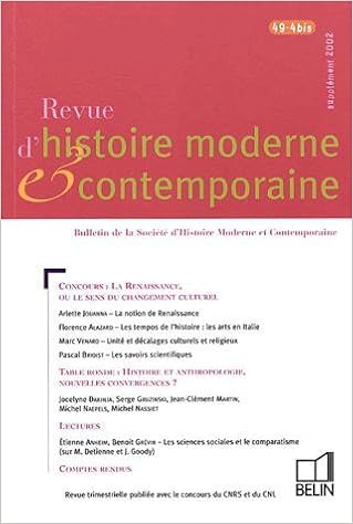 Revue Dhistoire Moderne Et Contemporaine