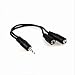 Produktbild Oyanor Audio-Buchse Y-Kabel 3,5mm Klinkenstecker Stereo auf 2 x 3,5 mm Stereo-Klinkenbuchse Kupplungsadapter Stecker auf Buchse