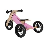 Lauflernrad / Laufrad – Holz 4 in 1 smartbike – rosa – ab 1 Jahre - 5