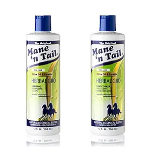 Mane n Tail Herbal Gro Shampoo & Conditioner Olive Oil Complex 12 oz(355ml)pack of 2