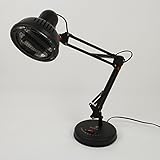 Treatment instrument& Electromagnetic Therapy Instrument, Far Infrared Physiotherapy Device Therapeutic Instrument Desktop Baking Lamp Household Magnetic therapy instrument ( Color : Black )