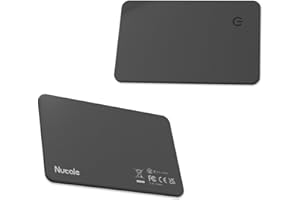 Nutale Air Card Bluetooth Item Finder - 1PCS Small Thin Wallet Smart Tracker Finder Locator, Works with Apple Find My (iOS Only) - Waterproof with Up to 3-Year Battery Life