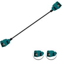 Adattatore antenna DIN maschio - Doppio FAKRA con amplificatore (Diversity