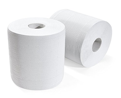 Rotoli di Carta industriali in Carta Ecologica - Lotto Risparmio da 6 rotoloni - Qualità Byness