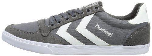 Hummel Sneaker Unisex Erwachsene – SLIMMER STADIL LOW – Freizeitschuh div. Farben – Halbschuh Leinen / Wildleder – Klassik Turnschuh Comfort Sohle - 5
