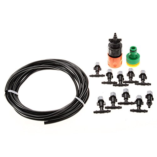 FACILLA® 5M Outdoor Misting System Kühlsystem Cooling Nebelbildung Rohr Düse Set - 2