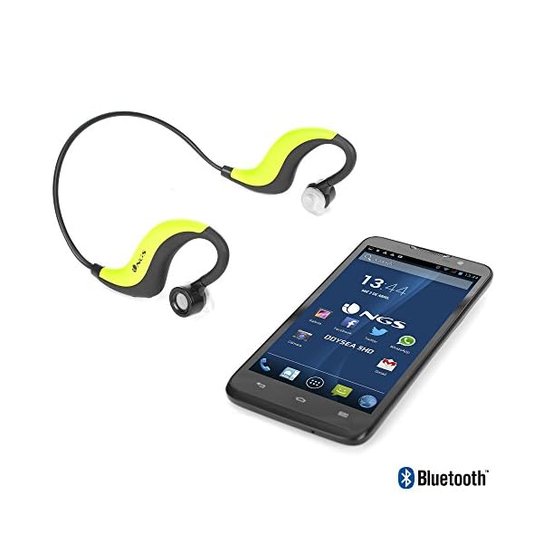 NGS Artica Runner - Auriculares Deportivos de Contorno de Cuello, Color Verde - Image 5