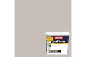Syntilor - Peinture Murale Cuisine & Bains Gris Lin 0,75L