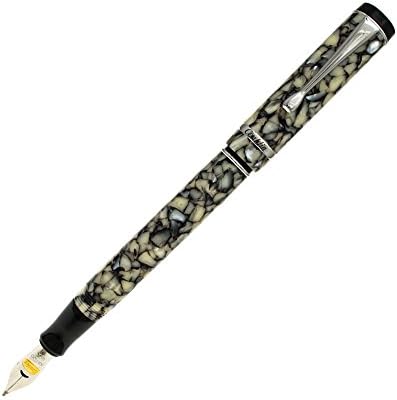 Conklin Duragraph Fountain Pen ‚Äì Cracked Ice Chrome Trim