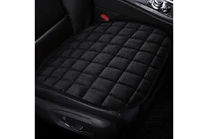 HONCENMAX Soft Car Seat Cover, Plush Cushion Pad Mat Protector for Auto, Universal for Sedan Hatchback SUV, Car Interior Accessories - 2 Front Seat Covers