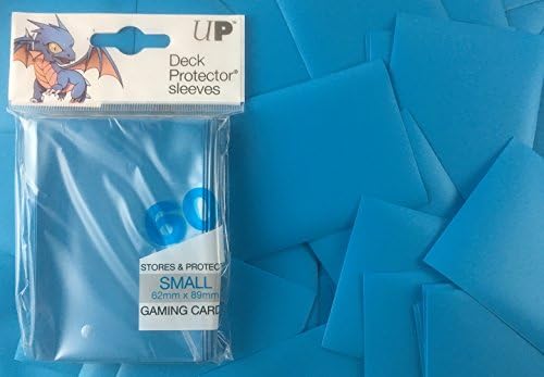 Sleeves Ultra Pro - Small Trading Card Deck Protectors - Card Yugioh Size 60 per pack (LIGHT BLUE)