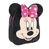 Mochila Infantil de Minnie Mouse con licencia oficial color negro que le encantará a los más pequeños