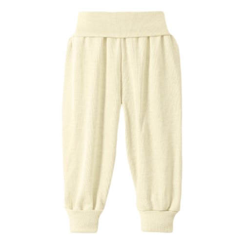 Organic Fine Merino Wool & Silk Baby Trousers Natural 86/92 12-24m