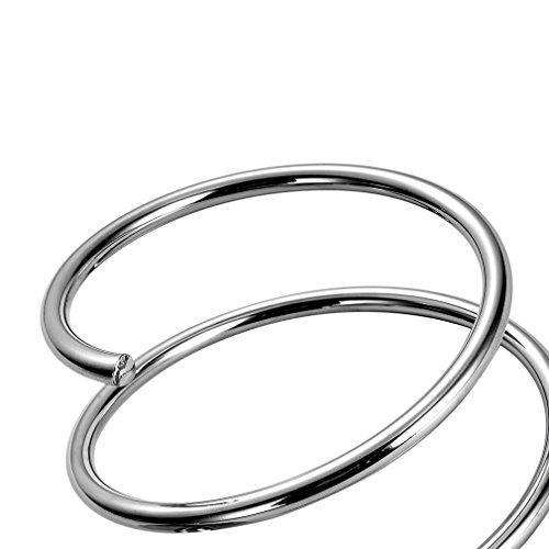 Rovate® Haartrocknerhalter Fönhalter Fön Wandhalter Fönhalter Halter für Bad Badewanne oder WC ,Edelstahl Chrom - 4