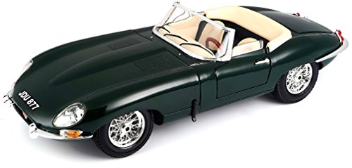 Bburago Jaguar E-Type Cabriolet Verde 1/18 18-12046G, Color (18-12046