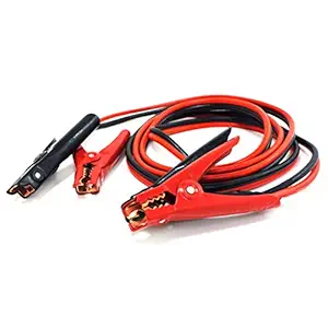 Dhe Best JM-01 Car Car Battery Booster Cable 500 AMP Jumper Copper Wires Clips Set of 2 for Skoda Laura Mod 2