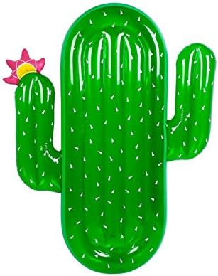 Cactus Swimming Pole Lake Inflatable Floats and Loungers for Adults Inflatable Bed 71in*55in-Cactus