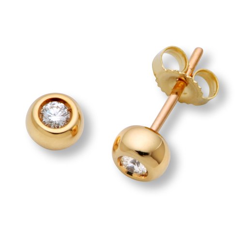 Miore Ohrstecker 18Ct/750 Gelbgold mit 2 Brillanten zus.ca.0,12Ct M0617Y Miore Ohrstecker 18Ct/750 Gelbgold mit 2 Brillanten zus.ca.0,12Ct M0617Y