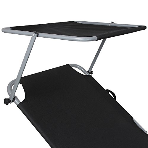 Sonnenliege Hawaii anthrazit – Gartenliege Liege Freizeitliege Strandliege - 5