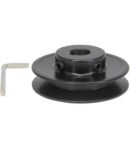 Puleggia Foro 20 Mm 2 Gole Sez A Alluminio 88 Mm - Foto 9