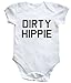 HippoWarehouse DIRTY HIPPIE baby vest boys girls