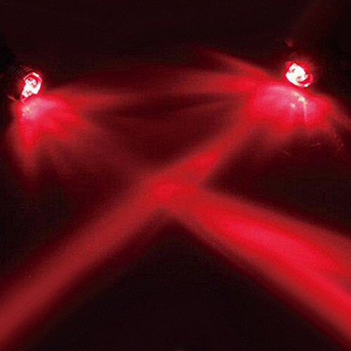 Fahrrad-Rücklicht für Helm, rot, LED, drei Modi, Sicherheit, Lampe in vier Farben erhältlich - 5