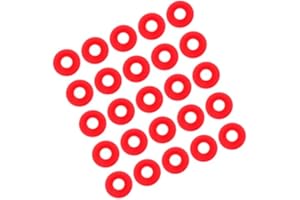 SEAFRONT 25 Pièces Joints en Caoutchouc de Silicone Rondelle Joints Grolsch en Silicone Rouge pour Balançoire Bouteille à Couvercle Rabattable Maison Brassage Bouteilles de Bière Joints