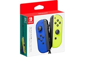 Nintendo Switch Pair of Joy-Con Controllers Left Blue/Right Neon Yellow [video game]