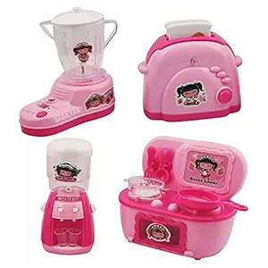 EYESIGN Battery Operated 4 Pieces Household Home appliances Play Set Toys with Realistic Sound ( 4 in 1 )