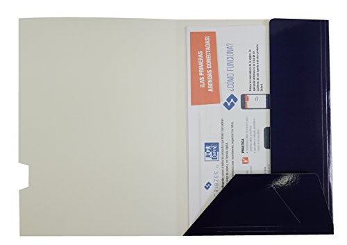 Elba Gio - Pack de 25 subcarpetas plastificadas con 2 solapas color azul Elba Gio - Pack de 25 subcarpetas plastificadas con 2 solapas color azul