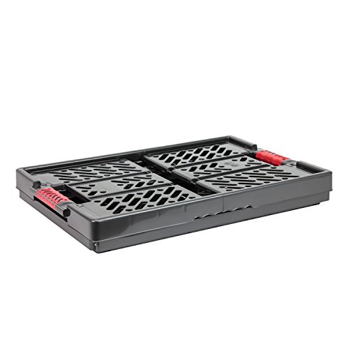 5 x Profi Klappbox 45 L Kunststoff Box Klappkiste Einkaufskorb Faltbox graphit - 3