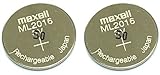 Maxell ML2016 X 2 Lithium-Mangan-Batterien (ML) Lithium-Akku