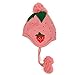 Pink Baby Girl Infant Cotton Knitting Wool Cap Ear Protection Hat Handmade