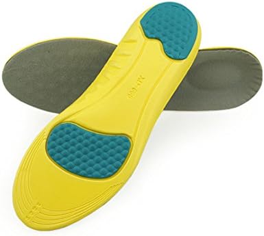 Boowhol Professional Running Insoles - Breathable Shock Absorption Deodorant Thickening for Man&amp;Women (41-45, Cuttable)